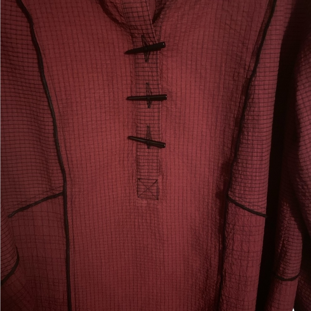 Ali Miles Burgundy Women's Tunic Top - Picture 2 of 3